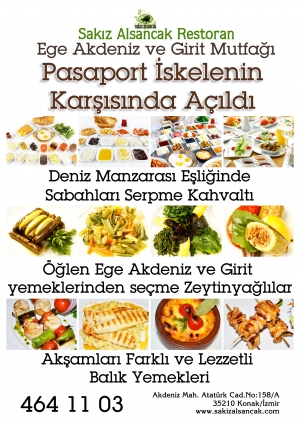 Sakız Alsancak Restaurant Pasaport iskelenin Karşısında Açıldı